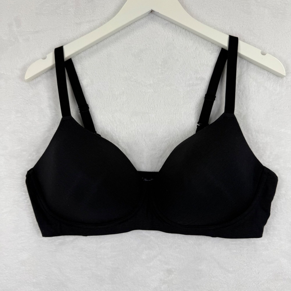 Bali Black Wireless Comfort Revolution T-Shirt Bra 38DD DFM222